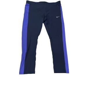 Nike Essentials Dri-FIT Running Capri Leggings Tight Fit Women's Size XL